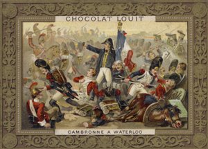 Pierre Cambronne, Franse generaal, bij de Slag bij Waterloo, 1815 door French School