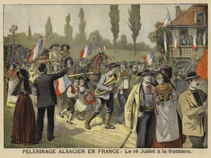 Bedevaart van Elzassers naar Frankrijk, 14 juli 1897