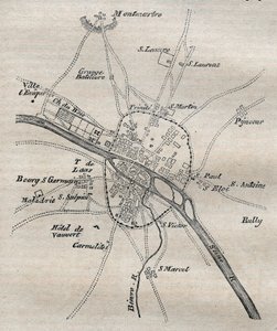 Plan van Parijs onder Philippe Auguste