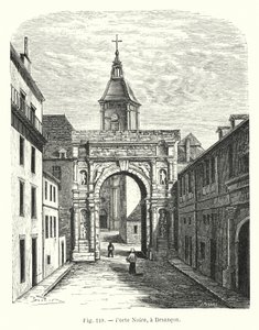 Zwarte poort, in Besançon