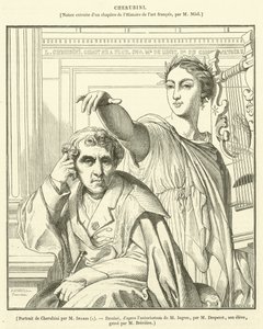 Portret van Cherubini door French School