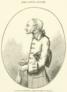 Portret van John Elwes (gravure) door French School
