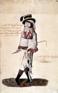 Portret van François Athanase de Charette de la Contrie (1763-1796), royalistisch leider van de Vendée - Musée Dobrée, Nantes