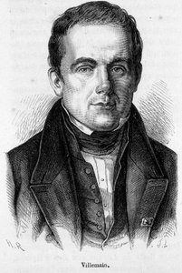 Portret van Abel Francois Villemain, Franse professor en politicus (1790-1867) door French School