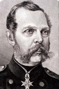 Portret van Alexander II, Keizer van Rusland vanaf 1855 door French School