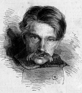 Portret van Alexander Soloviev (Solowieff), die probeerde de Russische tsaar Nicolaas II te vermoorden op 14 april door French School