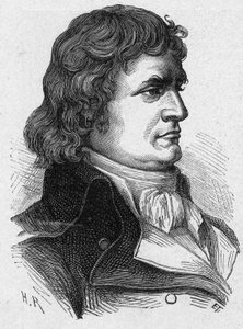 Portret van Andre Jeanbon, bekend als Jean Bon Saint-Andre of Jeanbon Saint Andre (1749-1813), Franse revolutionair en politicus. Gravure uit 1889. Privécollectie