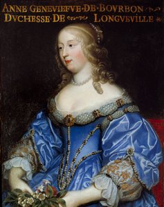 Portret van Anne Genevieve de Bourbon Conde, hertogin van Longueville (1619-1679)