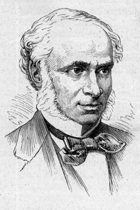 Portret van Camille Doucet (1812-1895), Franse dichter, toneelschrijver en academicus. Gravure in Le Monde Illustré nr. 883 van 14 maart 1874 door French School