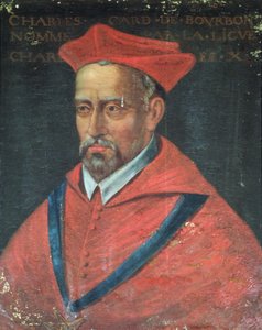 Portret van Kardinaal Charles de Bourbon (1523-90) door French School