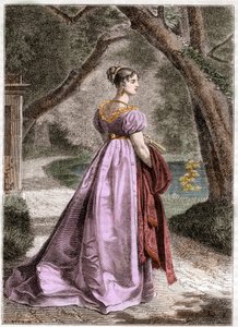 Portret van Catherine van Württemberg 1783-1835 Koningin van Westfalen - Portret van Catherine van Württemberg, vrouw van Jerome Bonaparte, Koningin van Westfalen (1783-1835) - in 