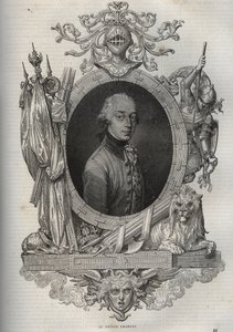 Portret van Charles-Louis van Oostenrijk-Teschen, aartshertog van Oostenrijk, hertog van Teschen - uit 