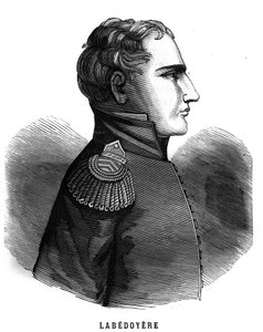 Portret van Charles Angélique François Huchet de La Bédoyère