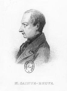 Portret van Charles Augustin Saint-Beuve
