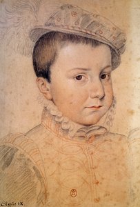 Portret van kind Charles IX (1550-1574)