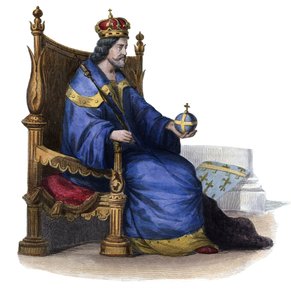 Portret van Karel I van Napels (Karel van Anjou) (1227-1285), koning van Sicilië