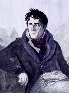 Portret van Chateaubriand. 19e eeuwse gravure door French School