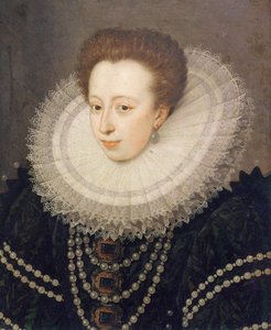 Portret van Christine van Lotharingen door French School