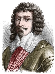 Portret van hertog Hendrik II van Montmorency (1595-1632) Gravure uit het einde van de 19e eeuw