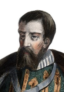 Portret van Francois I de Lorraine (1519-1563), hertog van Guise, hertog van Aumale, Franse soldaat en politicus door French School