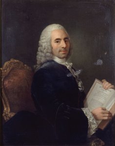 Portret van Francois Quesnay, arts van Lodewijk XV en fysiocraat, na 1743 door French School