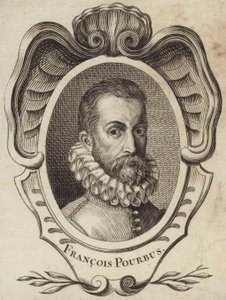 Portret van Frans Pourbus de jongere door French School