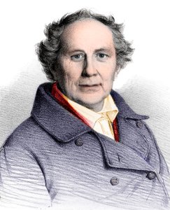 Portret van Friedrich Wilhelm August Argelander (1799-1875), Duitse astronoom