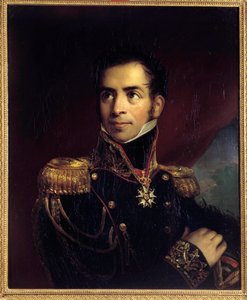 Portret van generaal baron Gourgaud (1783-1852) door French School
