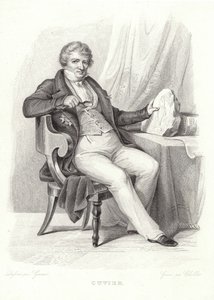 Portret van George Cuvier door French School
