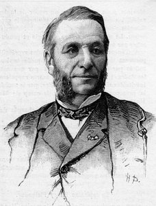 Portret van Georges Guiffrey (1827-1887), Senator van de Hautes Alpes tussen 1879-1887.