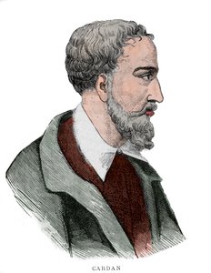 Portret van Gerolamo Cardano door French School
