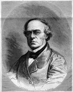 Portret van Halevy (Jacques Fromental Levy, alias) (1799-1862), Franse componist. Gravure in 