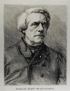 Portret van Heinrich Daniel Ruhmkorff (1803-77) door French School