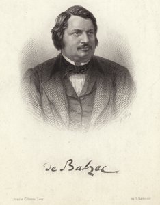 Portret van Honore de Balzac