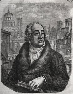 Portret van Jacques-Antoine Dulaure (1755-1835) Franse archeoloog en historicus - Gravure in 