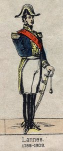 Portret van Jean Lannes, hertog van Montebello, maarschalk van Frankrijk (1769-1809). Beeld van Epinal uit het einde van de 19e eeuw door French School