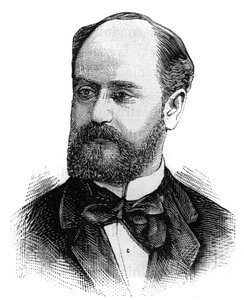 Portret van Jules Develle (1845-1919), Franse politicus. Gravure in 
