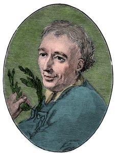Portret van Laurence Eusden, Engelse dichter. door French School