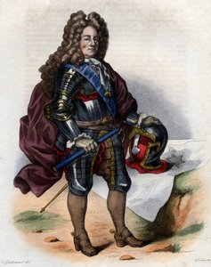 Portret van Louis Joseph de Bourbon, Hertog van Vendome (1645-1712), Franse militaire commandant en Maarschalk van Frankrijk door French School