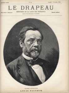 Portret van Louis Pasteur (1822-1895) - omslag van 
