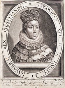 Portret van Lodewijk XIII, jong door French School