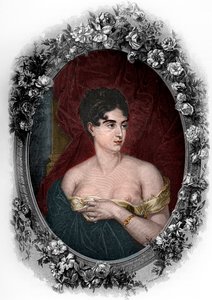 Portret van Marguerite Josephine Wiemer (Marguerite Georges)