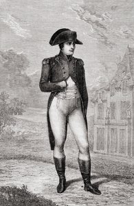 Portret van Napoleon Bonaparte, uit Histoire de la Révolution Française door Louis Blanc