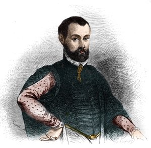 Portret van Niccolo di Bernardo dei Machiavelli (Niccolò Machiavelli)