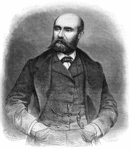 Portret van Paul Henry Corintin Feval (Paul Feval père) door French School
