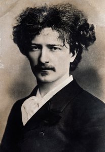 Portret van de Poolse componist Ignacy Jan Paderewski (1860-1941). door French School