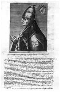 Portret van paus Johannes XXII (1244-1334)