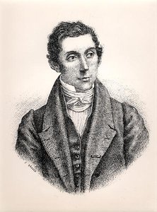 Portret van Rene Caillie (1799-1838) (gravure)