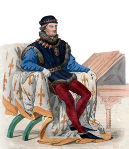 Portret van Rene van Anjou, ook bekend als koning Rene I van Napels