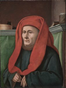 Portret van een man, c. 1450 door French School